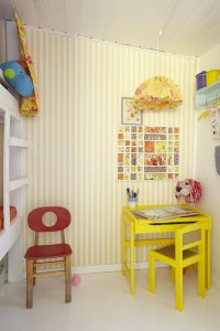 Cozy corner and playroom for children